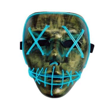 Imagem de Máscara brilhante de Halloween para festa à fantasia de carnaval de Ha