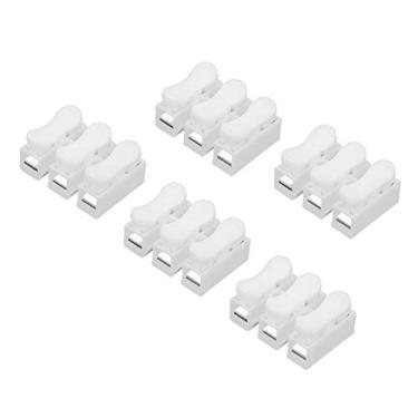 Imagem de KIMISS 200 Unidades de Conector Rápido, Braçadeira de Cabo, Bloco Terminal, Prensa de Fio, Conectores de Mola para Fiação Elétrica, Eletrodomésticos e Aplicações Industriais (#12)