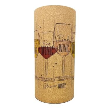 Imagem de Banqueta Banco Mesinha De Rolha De Vinho Taças Tipos Vinhos Cortiça