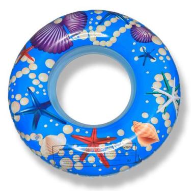Imagem de Boia Estampada Inflável Grande 80cm Redonda Infantil Adulto - Mercado 