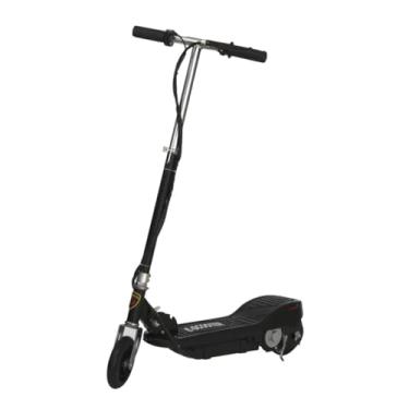 Imagem de Patinete Elétrico Infantil Dobrável Recarregável, Scooter Motorizado Preto e Cinza, 95x75x37cm