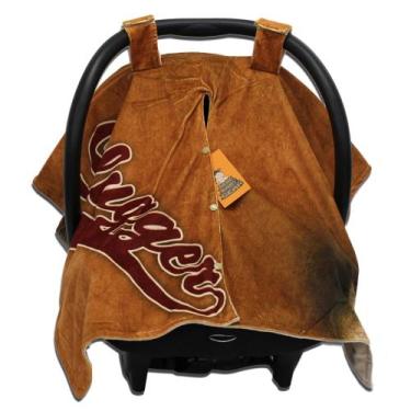 Imagem de Car Seat Canopy Dear Baby Gear Baseball Print Red Dot