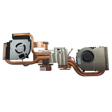 Imagem de Ventilador e dissipador de calor de 4 pinos para CPU/GPU de laptop para Gigabyte Gaming G7 (para Intel de 11ª geração) G7 GD MD DC5V 2.5W 0.5A 4PIN Novo