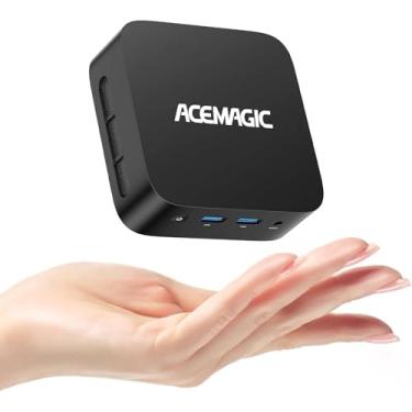 Imagem de ACEMAGIC V1 Mini PC, Win 11 Pro Mini Computador, Alder Lake-N N97 (Beat N150/N100/N95, até 3,6 GHz), 16GB DDR4 RAM 512GB SSD, Desktop Pequeno Com Tela Dupla 4K/WiFi/VESA para Casa/Escritório