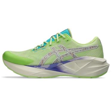 Imagem de ASICS NOVABLAST 5 Tênis de corrida masculino, Banho natural/verde limão, 44