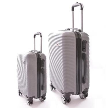 Imagem de Kit 2 Mala de Viagem AC32 Media e Grande c/ 4 rodas 360º - EAGLE, Prat