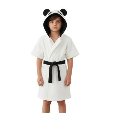 Imagem de Toalha Roupão Infantil Bebe Criança Piscina Capuz Bichinho - - anjo da