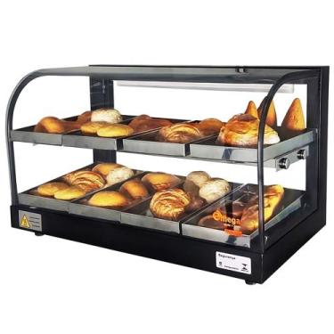 Imagem de GD8 - Estufa Gama para salgados 8 bandejas Dupla Preta - 220V - Omega
