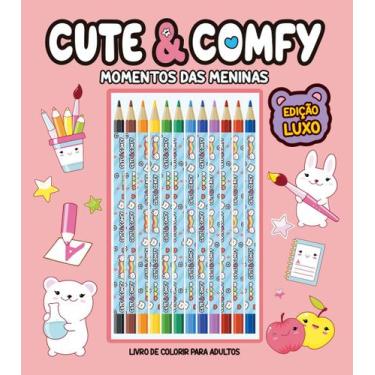 Imagem de Livro - Cute & Comfy Momentos das Meninas - Edição de Luxo - 12 Lápis 