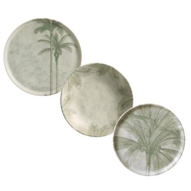 Imagem de Jogo De Pratos 18 Peças Bio Tropicália Porto Brasil