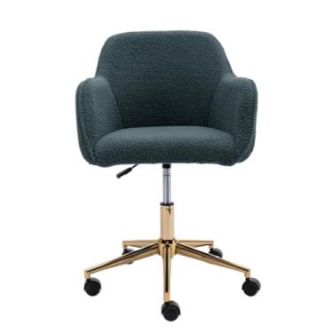 Imagem de Cadeira de escritório multifuncional ajustável com assento de rodas com suporte para encosto, cadeira ergonômica para computador, cadeira giratória para jogos, cadeira de balanço confortável para