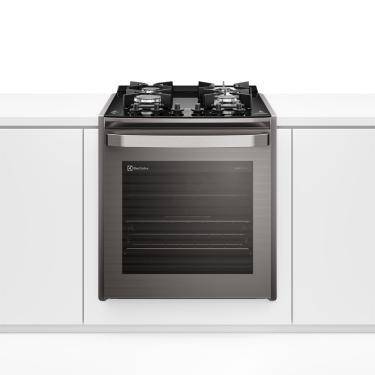 Imagem de Fogão De Embutir 4 Bocas Electrolux Cinza Experience Mesa De Vidro, Grill E Perfectcook360 (FE4EG) 220V