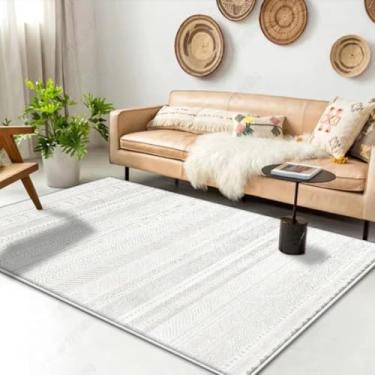 Imagem de Tapete geométrico para sala de estar, decoração de casa, tapete para quarto, closet (160 x 200 cm / ML003-sem fiapos-3)