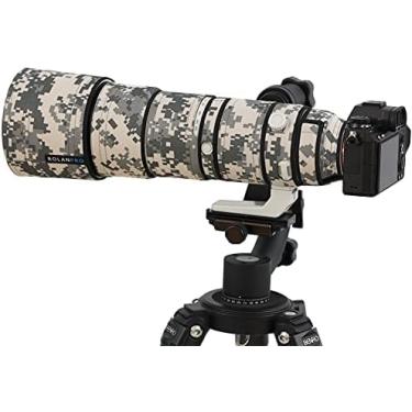 Imagem de Rolanpro Capa de chuva de camuflagem à prova d'água para Sony FE 200-600 mm F5.6-6.3 G OSS Capa protetora para lente - #UCP impermeável