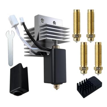 Imagem de Asixxsix Kit Hotend de 0,4 Mm para Carbono, Extremidade Quente da Extrusora de Impressora 3D Com Bicos de 0,2 Mm 0,4 0,6 0,8, Acessórios para Impressora 3D