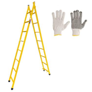 Imagem de Escada Extensiva 8/16 Degraus 4 Metros Multifuncional Com Luva de Malha Pigmentada Vonder