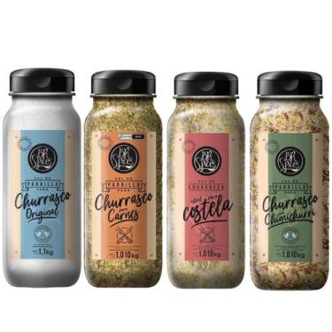 Imagem de Kit 4 Sal de Parrilla Para Churrasco Br Spices