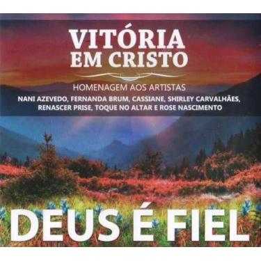 Imagem de CD Vitória em Cristo Homenagem Aos Artistas Deus É Fiel - TOP DISC