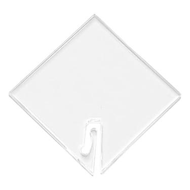 Imagem de MEYA 30 peças de cartões de champanhe, cartões de acompanhantes de vinho de acrílico transparente, parede de champanhe - etiquetas de nome de bebida (diamante)