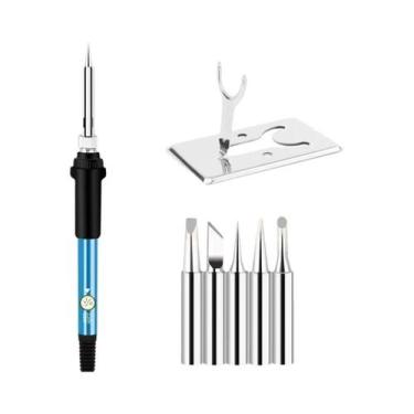 Imagem de Ferro De Solda Elétrico Ajustável De 60W Com Plugue EU/US/UK, Ferramen