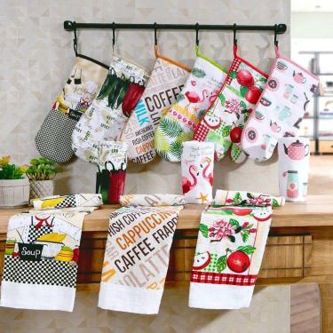 Imagem de Kit De Cozinha 2 Peças Com Luva E Pano Felpudo Bene Casa Sortidos