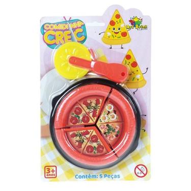 Imagem de Kit Pizza Brinquedo Infantil Comidinha Crec Crec Master Chef - Art Hou
