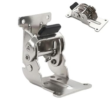 Imagem de Dobradiças De Travamento Para Mesa Dobrável,Suporte de 0 a 180 Graus de Alta Resistência para Móveis | Ferragens de Suportes Dobráveis | Para Móveis Mesa Cadeira Banco Estante Armário Prateleira