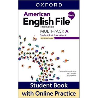 Imagem de American English File Starter A - Multi-Pack (Student Book With Workbo