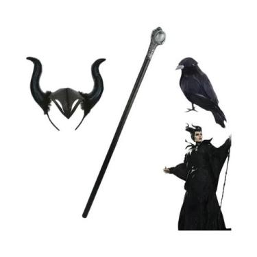 Imagem de Tiara De Maleficent Para Crianças, Acessório De Fantasia Da Rainha Mal