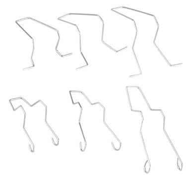 Imagem de Adequado para Suporte de Lâmpada Farol Carro H1 H3 H4 H7 Clipe Mola Buckle 5ZHSFULLKIT Kit Substituição em Aço com 6 Peças Fixar Substitua Clipes Antigos ou Danificados