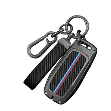 Imagem de Capa de couro para chave remota de carro, compatível com benz acesg classe glc cle cla glb gls w177 w205 w213 w222 x167 amg(StyleA2)