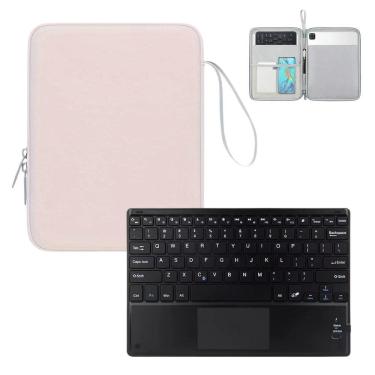 Imagem de Kit Capinha Bolsa + Teclado Bluetooth Para Tablet Lenovo M11