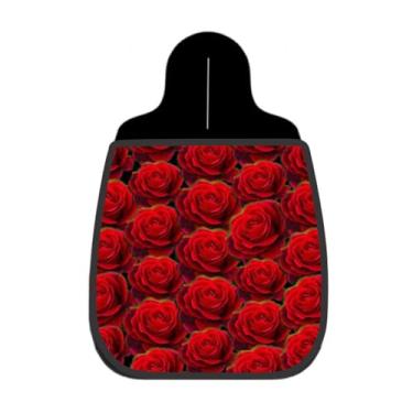 Imagem de Lixeira De Carro Organizador Lixinhocar Mosaico de Rosas Vermelhas