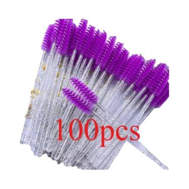 Imagem de Escovas De Cílios Descartáveis 100 Peças Aplicadores De Máscara Ferram