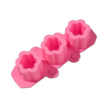 Imagem de Molde De Silicone Para Vaso De Concreto Em Forma De Flor Estrela Com 3