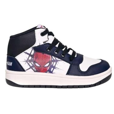 Imagem de Tênis Marvel Homem-Aranha Cano Alto Infantil - Branco 35-Unissex