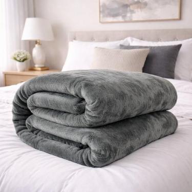 Imagem de Cobertor Casal Corttex Turim Microfibra Toque de Seda Super Soft Liso 