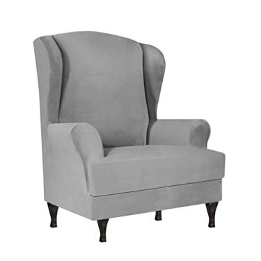 Imagem de Capa de Poltrona Reclinável Stretch Protetor Móveis Sofá com Tecido Elástico Spandex Poliéster Macia