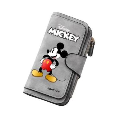 Imagem de Carteira Feminina Mickey Minnie Porta Cartões E Moedas Bolsas Feminina