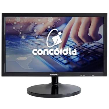 Imagem de Monitor Concórdia 18.5 Polegadas, LED, VGA E HDMI, Vesa, Bivolt, Preto - E185