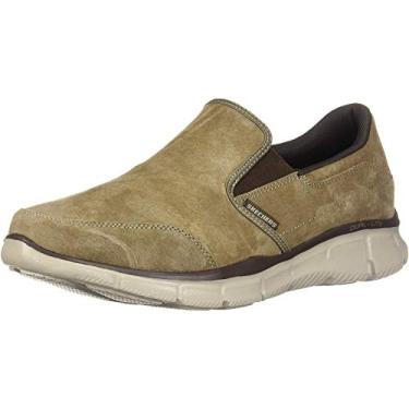 Imagem de Skechers Sport Equalizer Mind Game Mocassim masculino, Brown Suede, 7.5 Wide