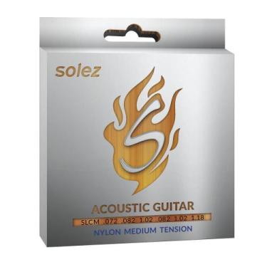 Imagem de Encordoamento Solez SLCM para Violão Nýlon Medium Tensão, Nylon