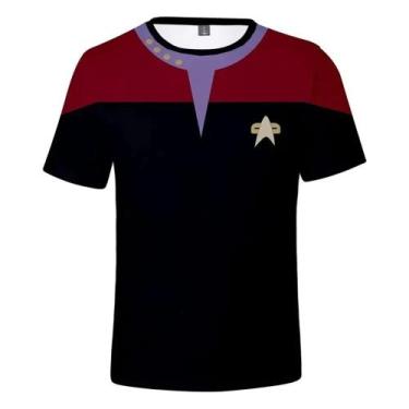 Imagem de Camiseta Unissex Star Trek Sci-Fi Com Estampa 3D Little Rocket, Moda D