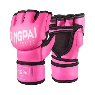 Imagem de Luvas De MMA Sem Dedos Para Luta, Kickboxing, Sparring E Treino Com Sa