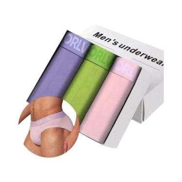 Imagem de Cuecas Masculinas De Corte Alto 1/3PCS Em Cores Combinadas, Confortáve