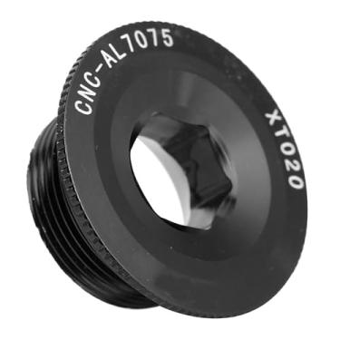 Imagem de Estink Parafuso de Pedivela, Parafuso de Braço de Pedivela de Liga de Alumínio Com Textura Fina para Bicicleta de Montanha e Estrada, M20x10 (BLACK)