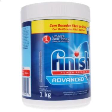 Imagem de Detergente Para Lava Louças Pó Finish 1 Kg Limpeza Profunda