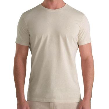 Imagem de Camiseta Masculina Docthos MC Slim Creme - 623 119-Masculino