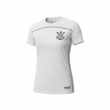 Imagem de Camiseta Corinthians Feminina Fitness Estampada Licenciada-Feminino