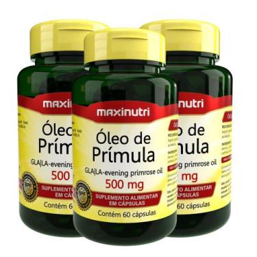 Imagem de Kit 3 Óleo de Prímula 60 Capsulas 500mg Maxinutri